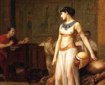 “Cleopatra y César” de Jean-León Gérôme.